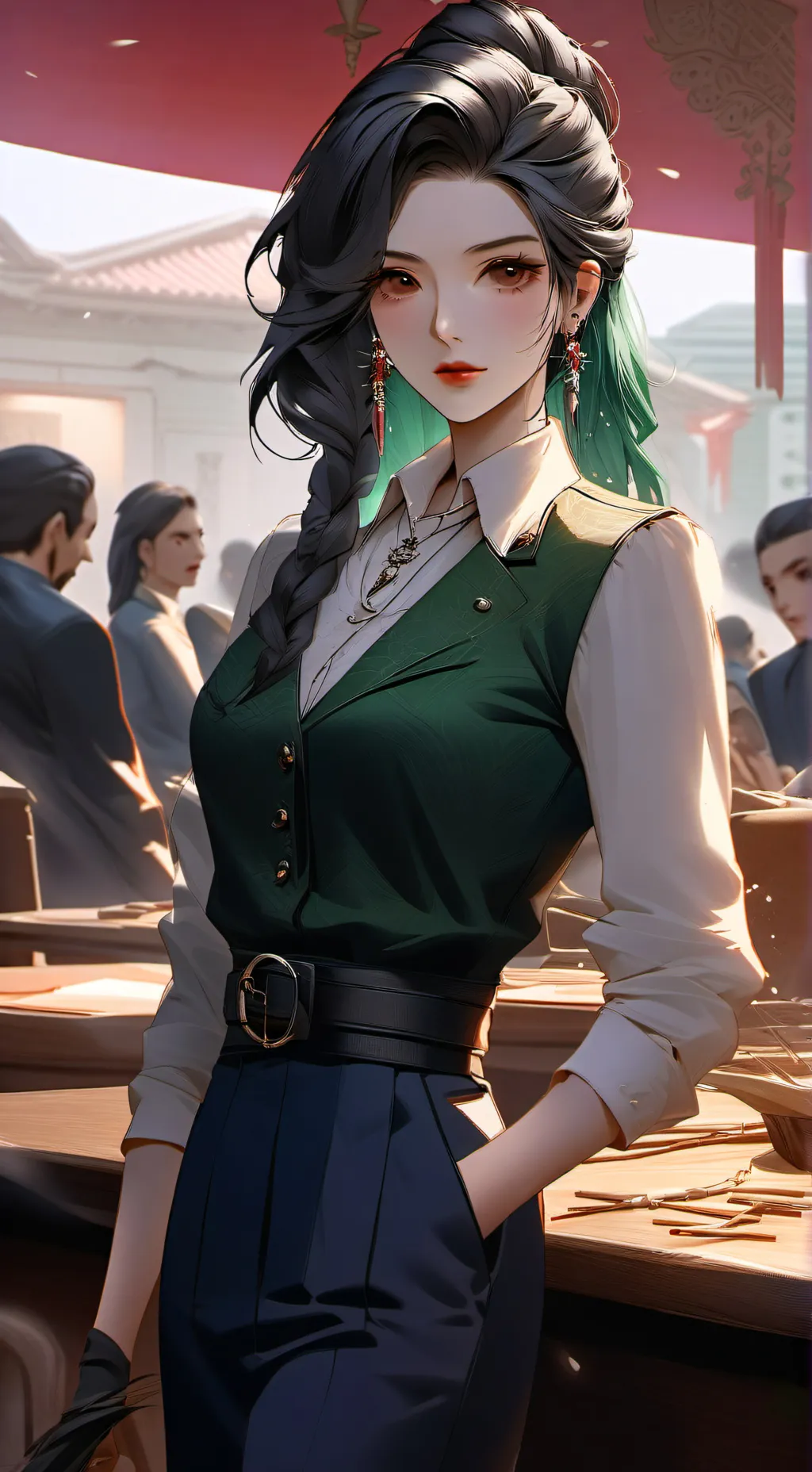 ai character: Jennifer background