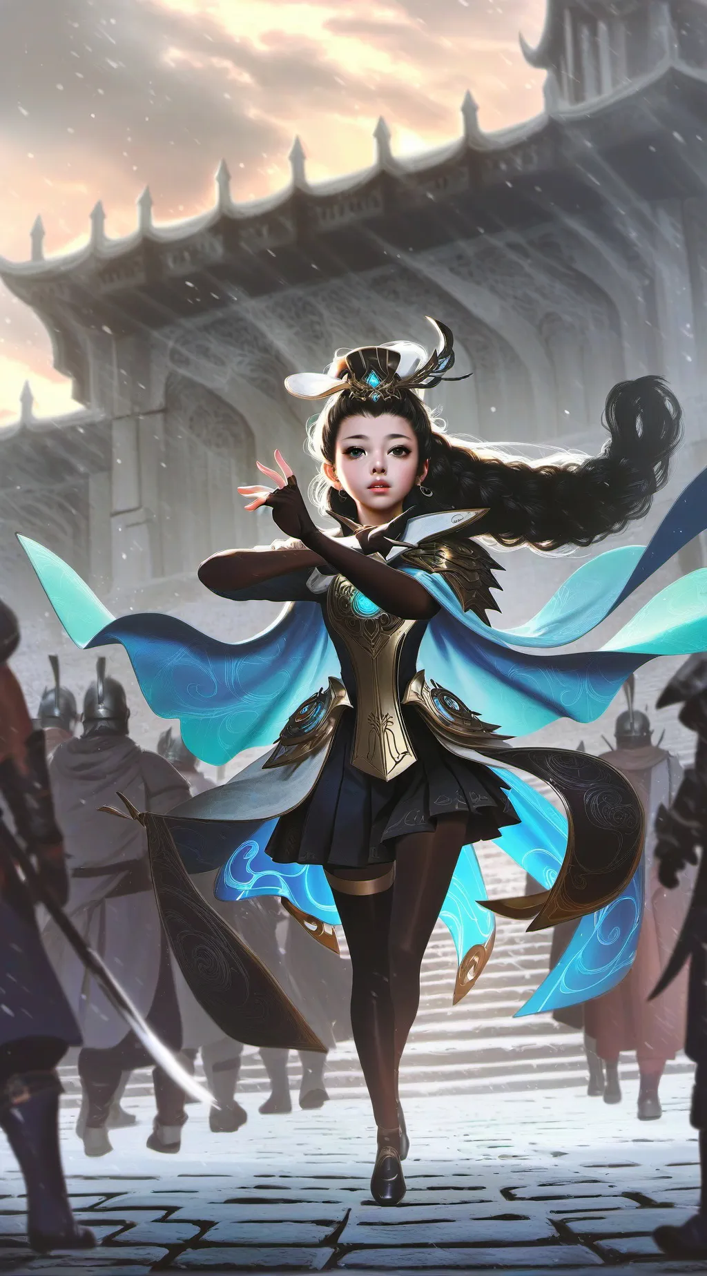 ai character: Кира background
