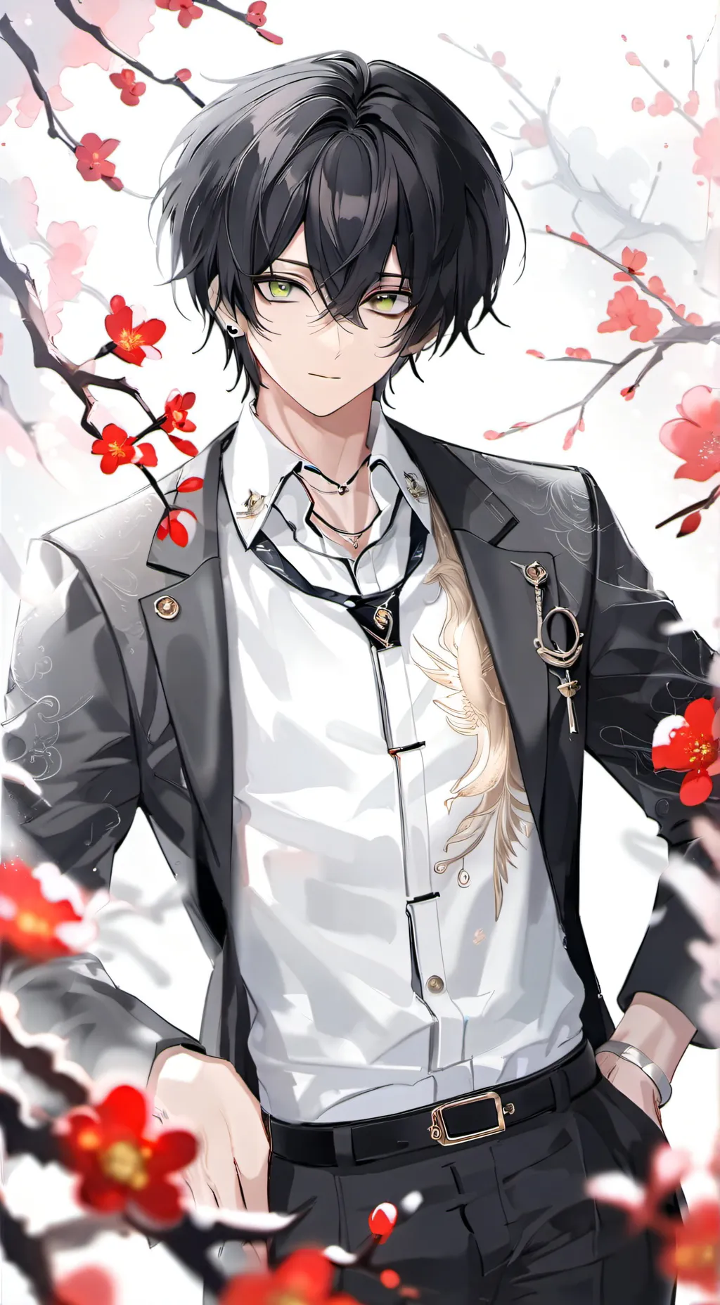 ai character: Zack  background
