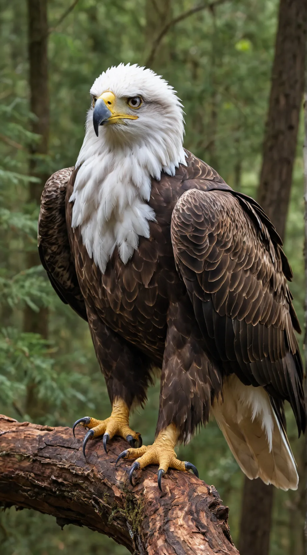 ai character: A Normal Eagle 🦅👍 background