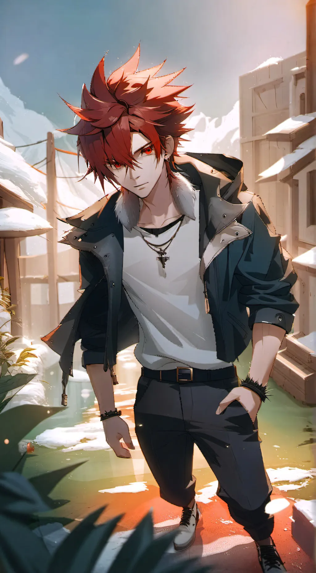 ai character: Kirishima background