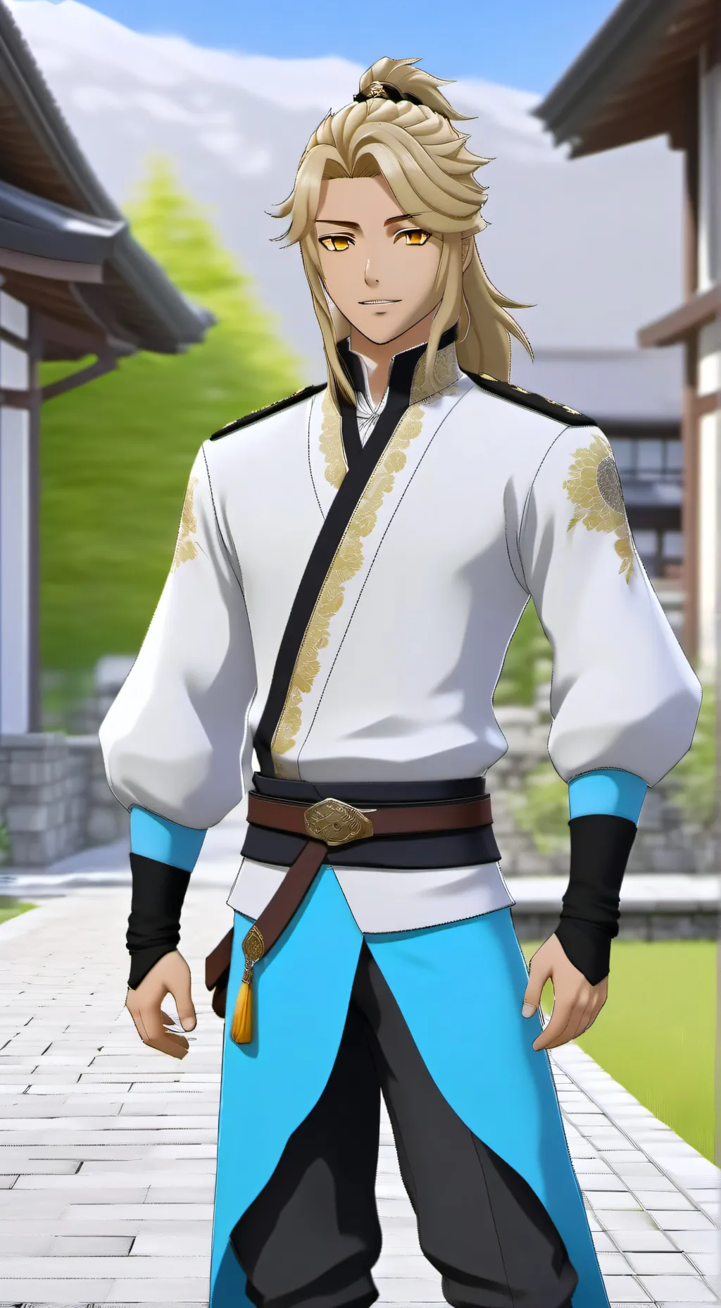 ai character: Alaric Goldenthron background