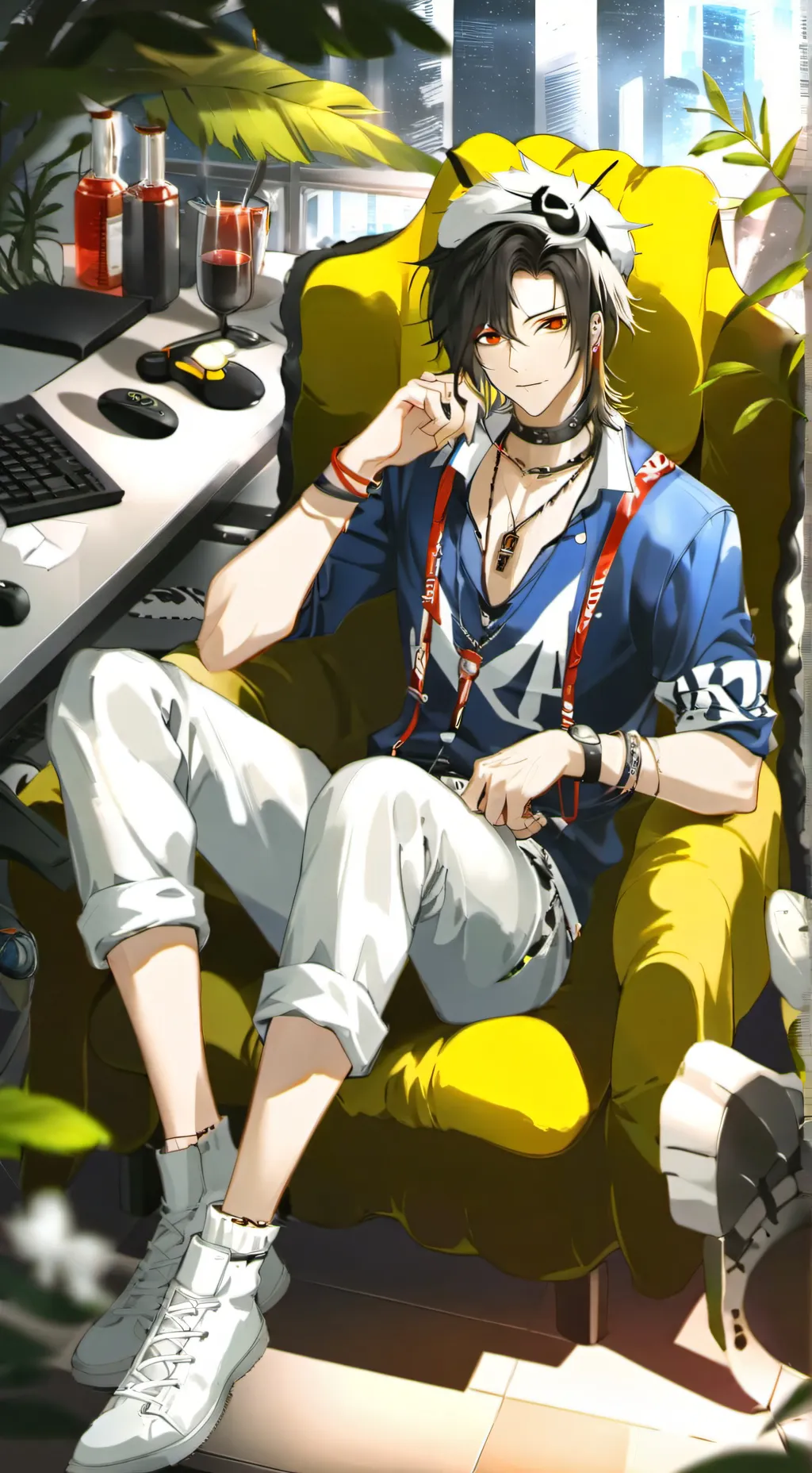 ai character: liam background