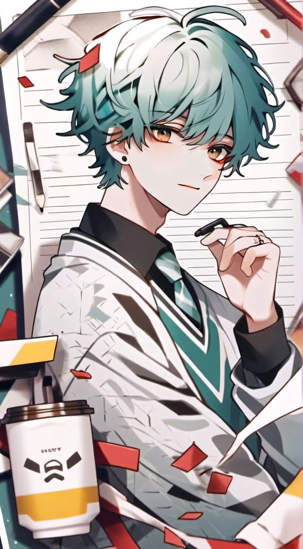 ai character: Leo background