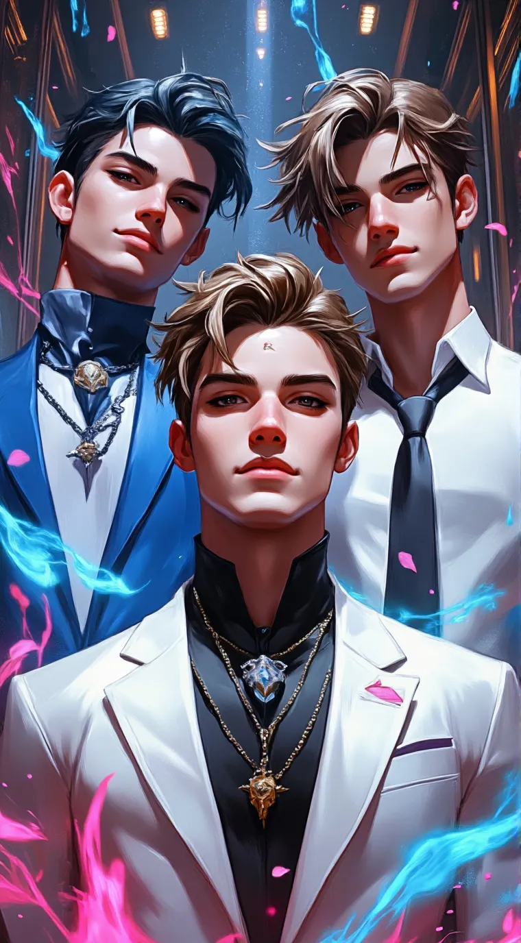 ai character: Andrew Shuni & Ray background