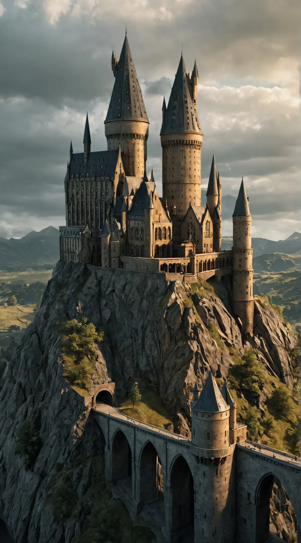 ai character: Hogwarts background