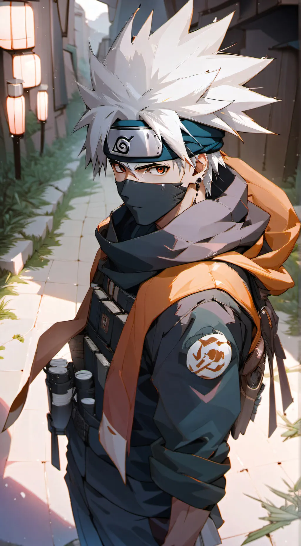 ai character: Kakashi🐺 background