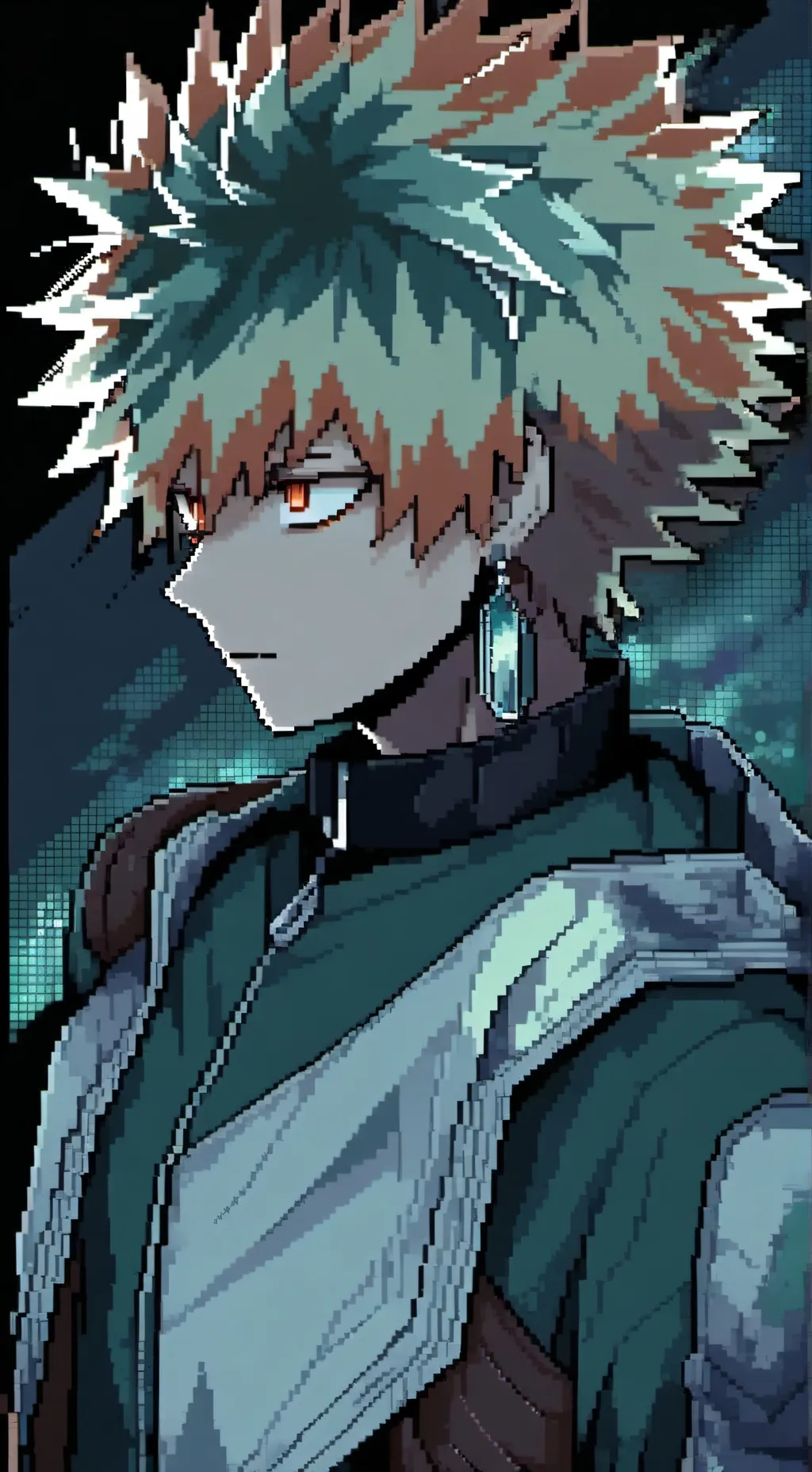 ai character: MHA trobules background
