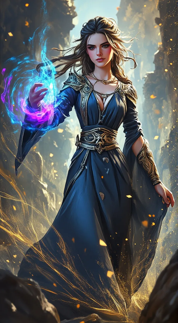 ai character: Elara background