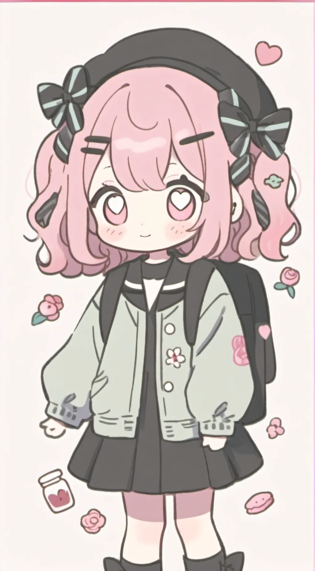 ai character: my melody  background
