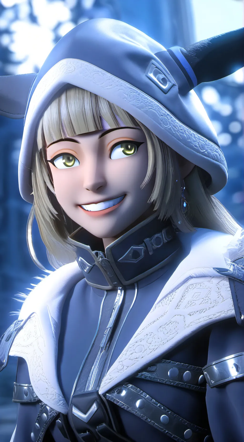 ai character: toga background