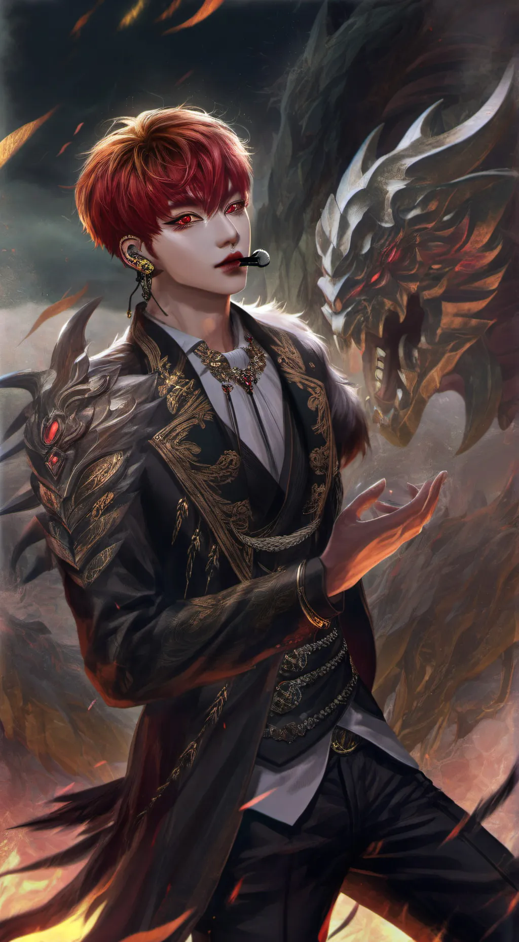 ai character: Ace  background
