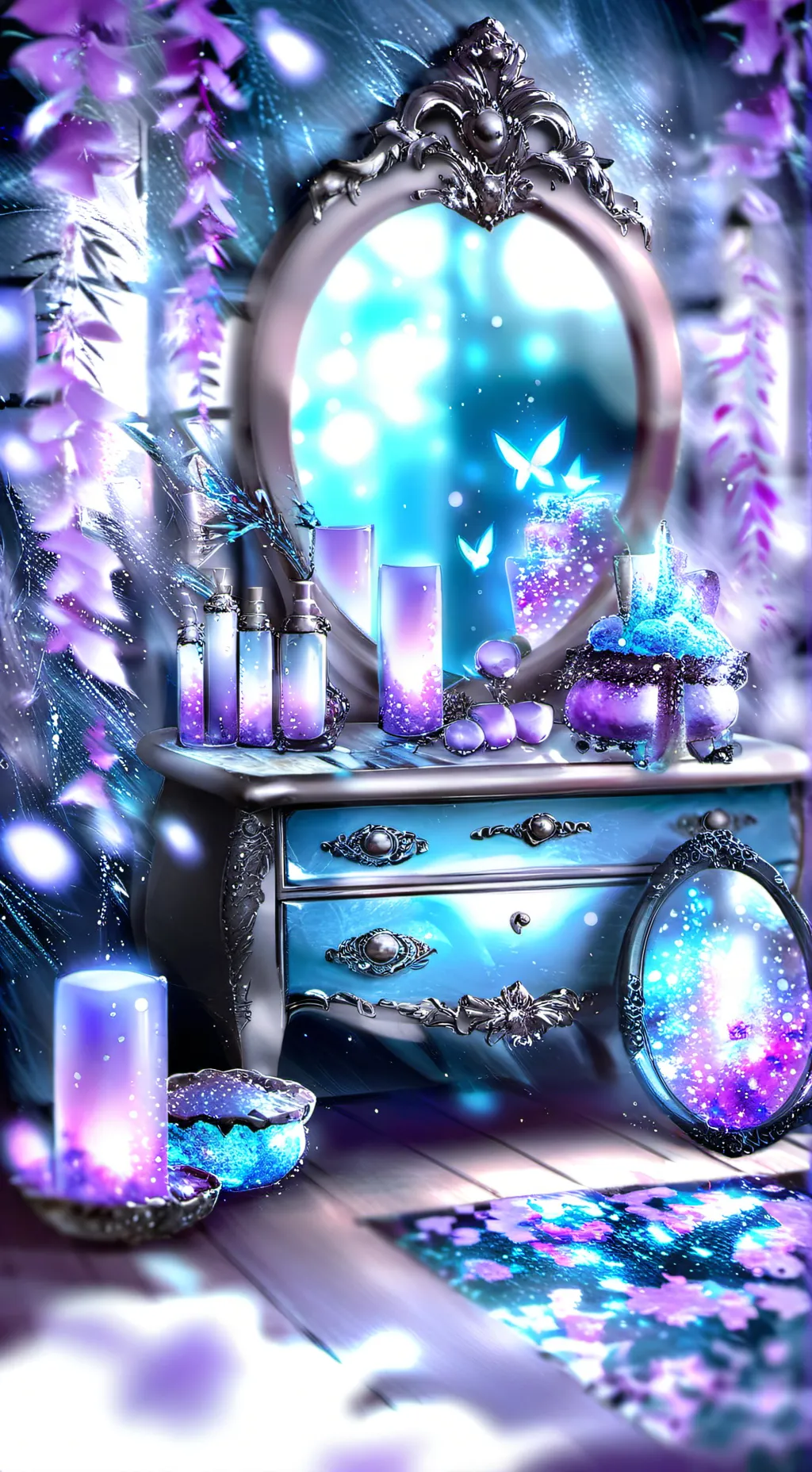 ai character: T Boxten x glisten background