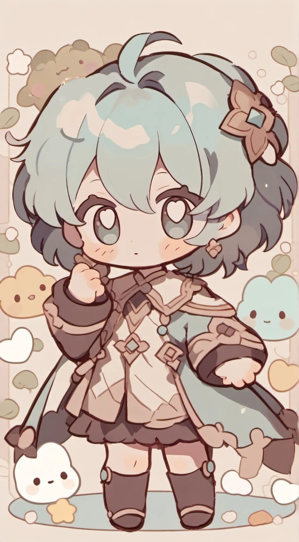 ai character: 𝘾𝙮𝙖𝙣 𝘽𝙖𝙗𝙞𝙚𝙨 background