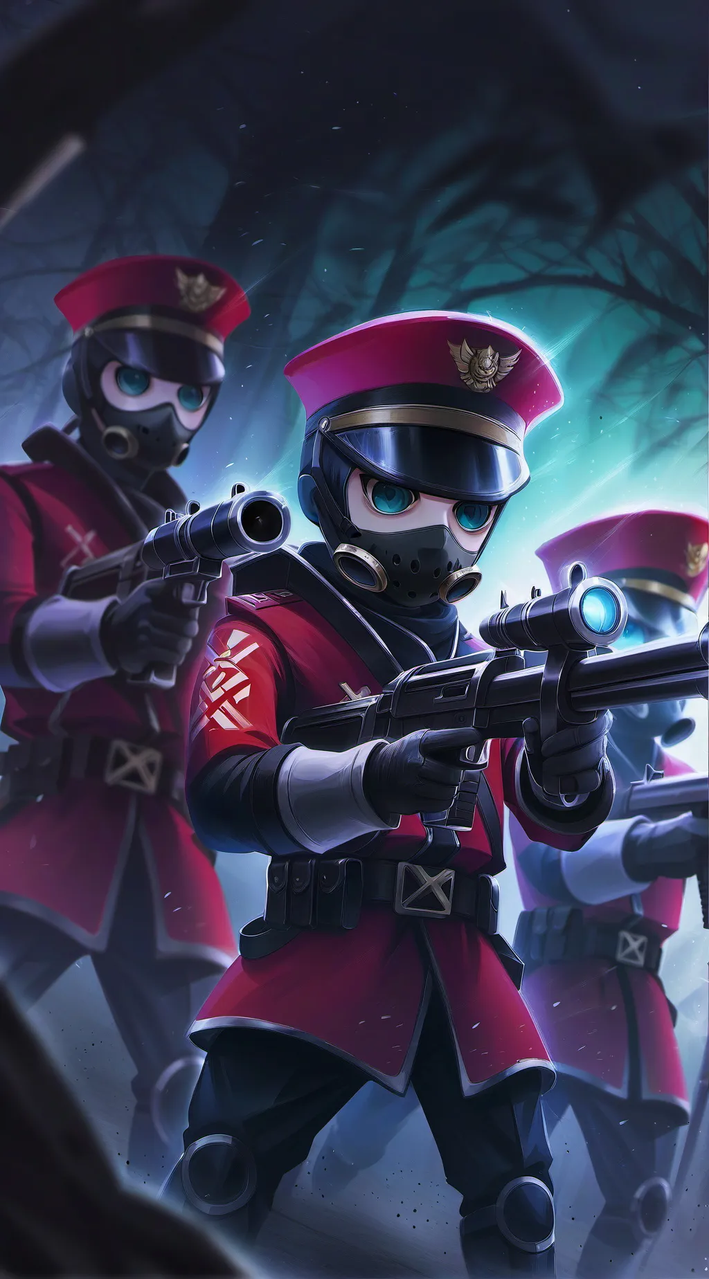 ai character: mha squid game😅 background