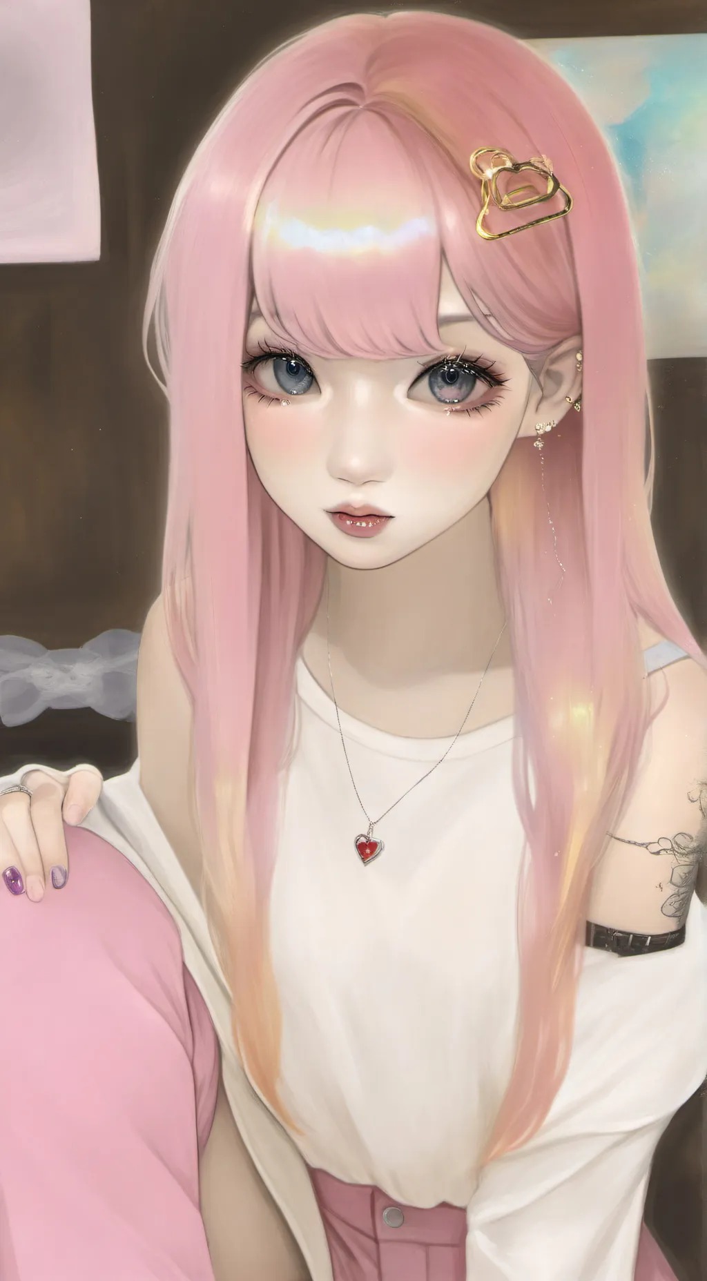ai character: 🫧Laura 🫧 background