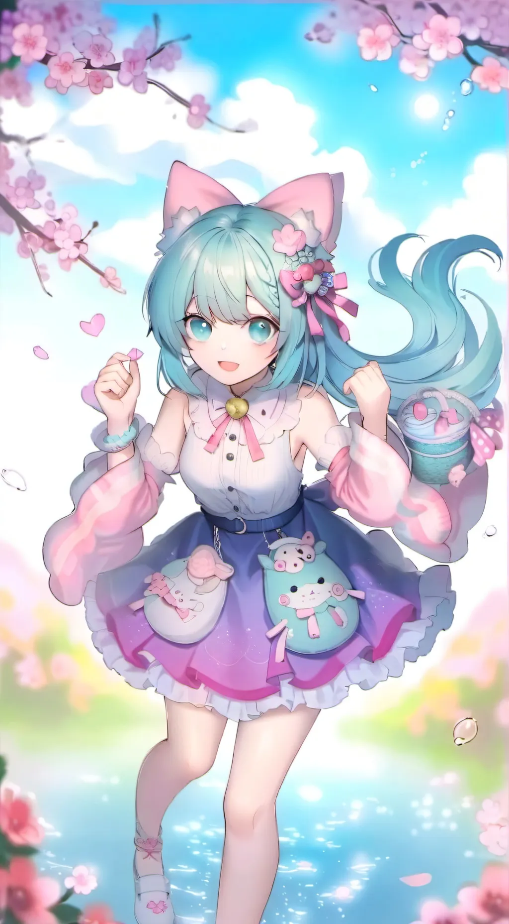 ai character: Lisa love :)  background