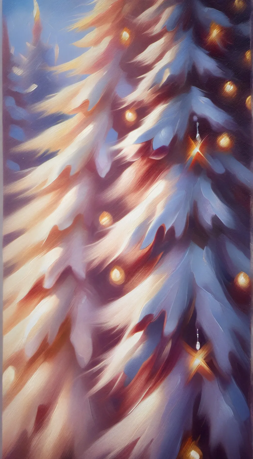 ai character: Mha Christmas background