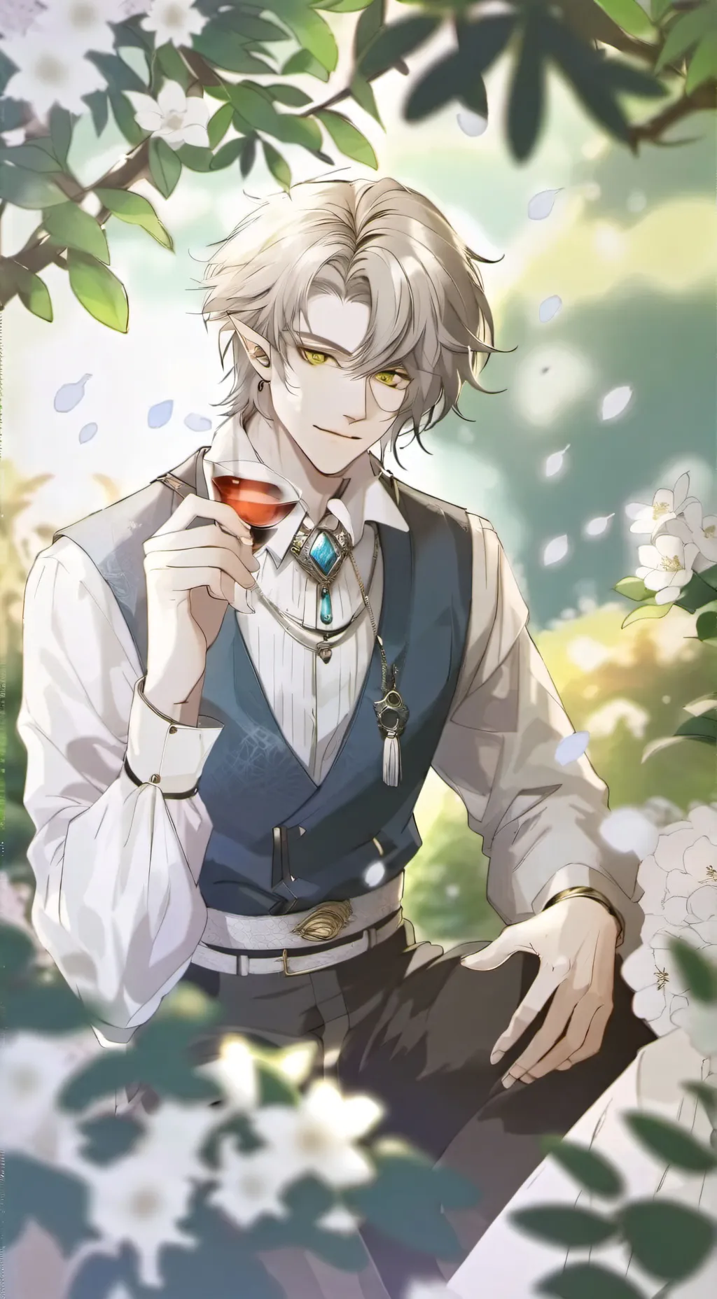 ai character: Aaron  background