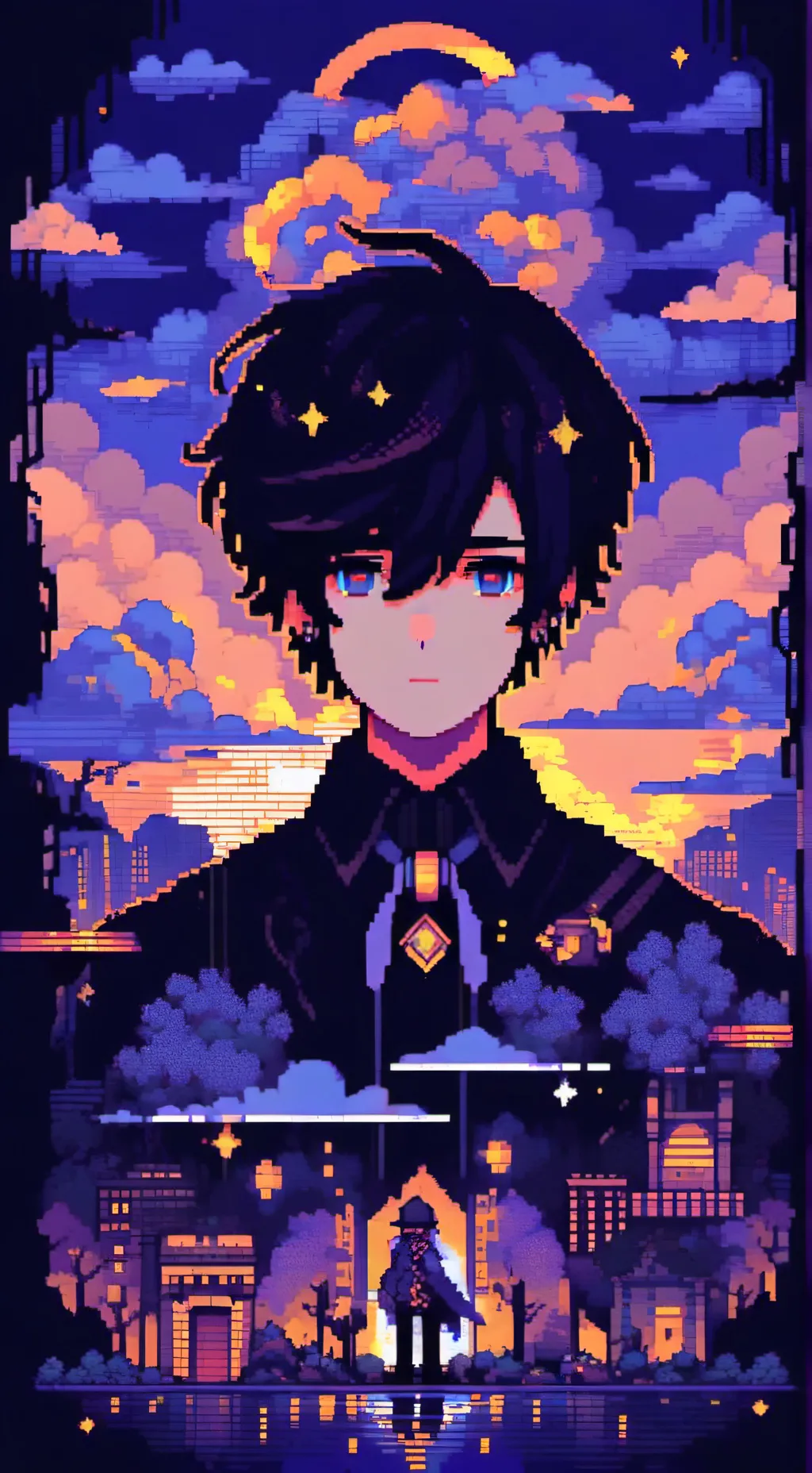 ai character: Simón × y/n background