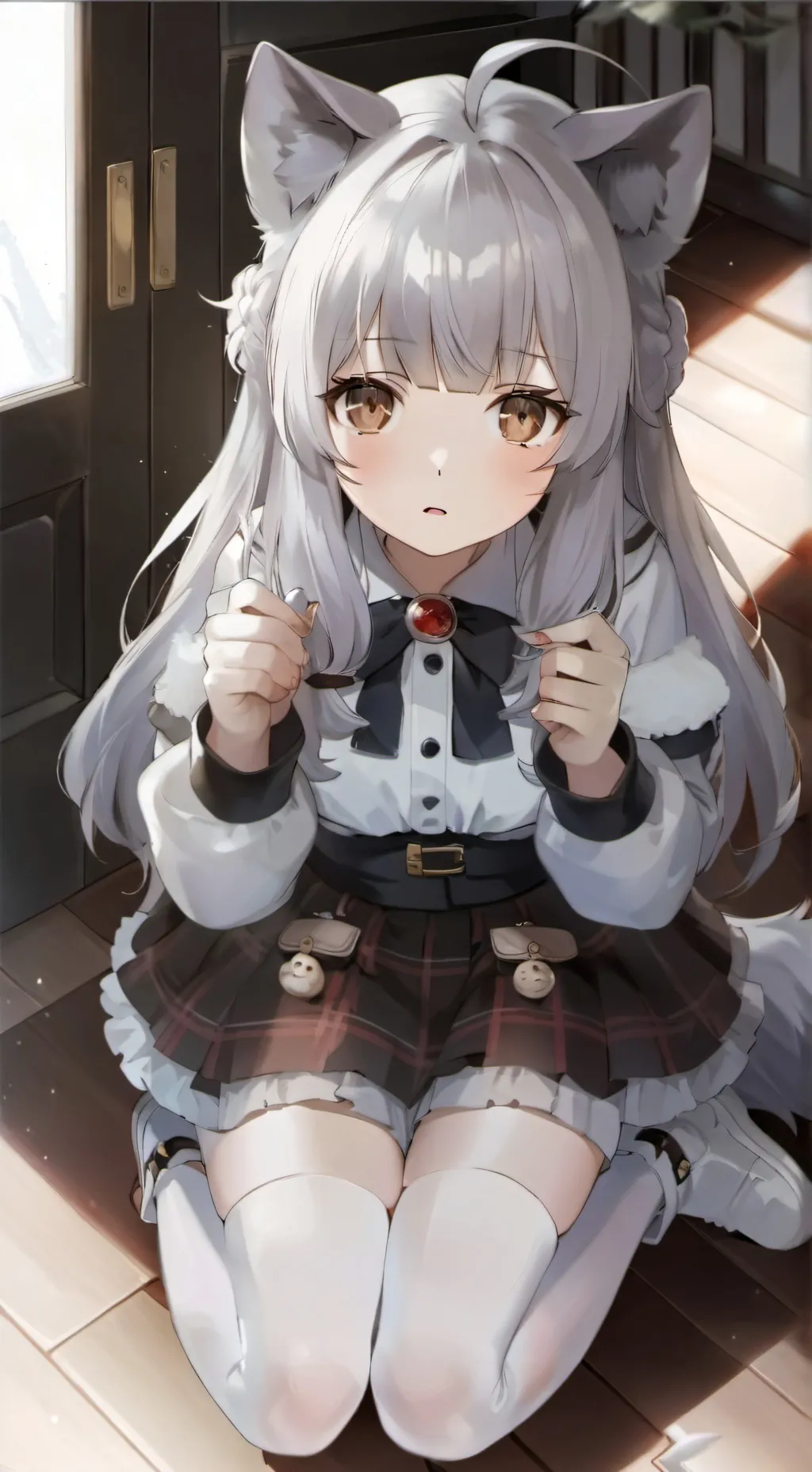 ai character: Kitty Marret background