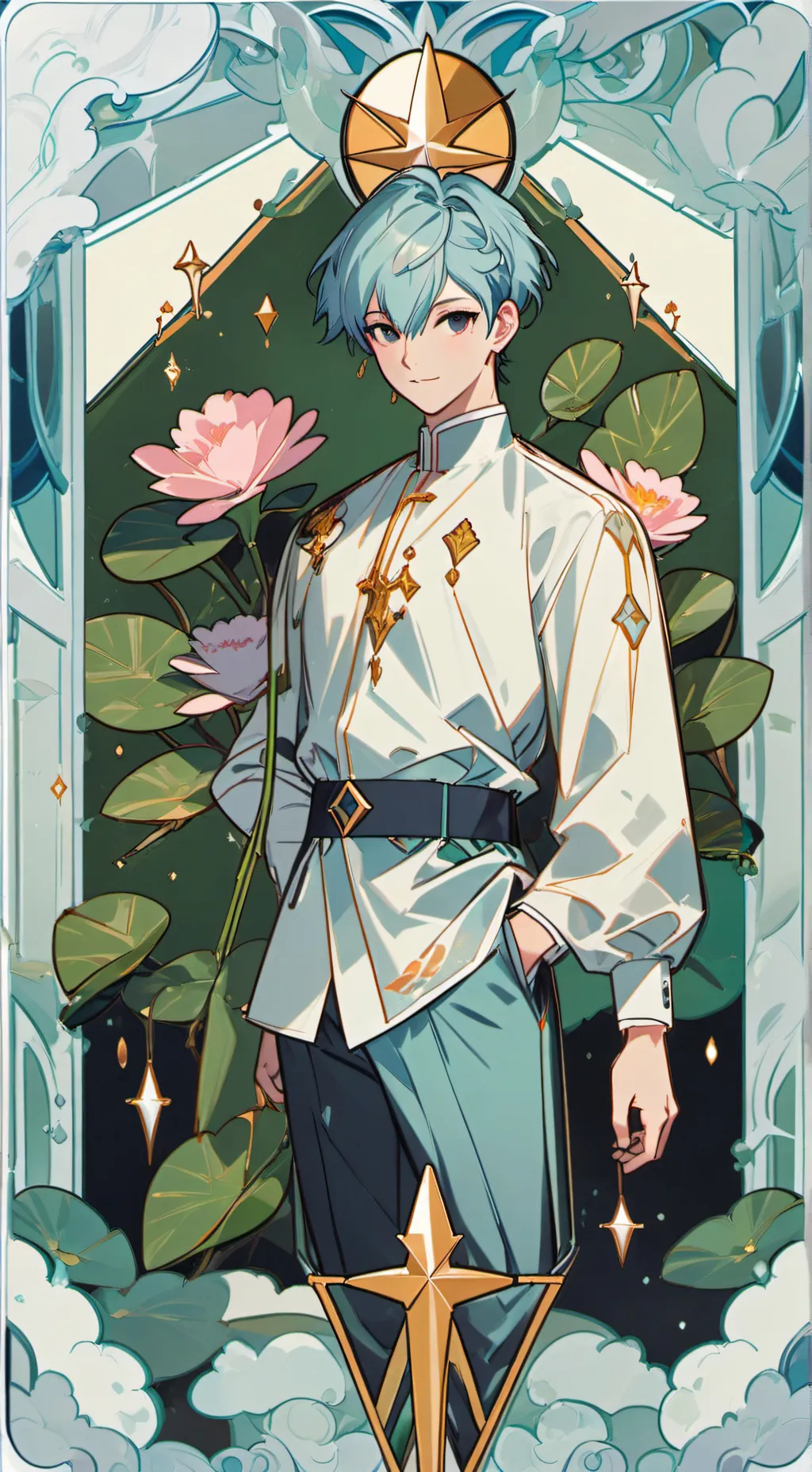 ai character: baby saja background