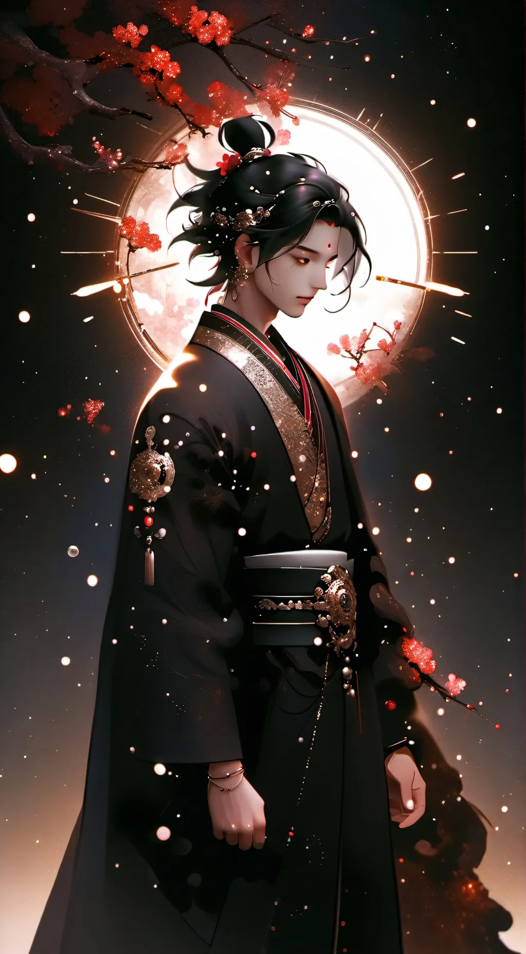 ai character: denki kirishima  background