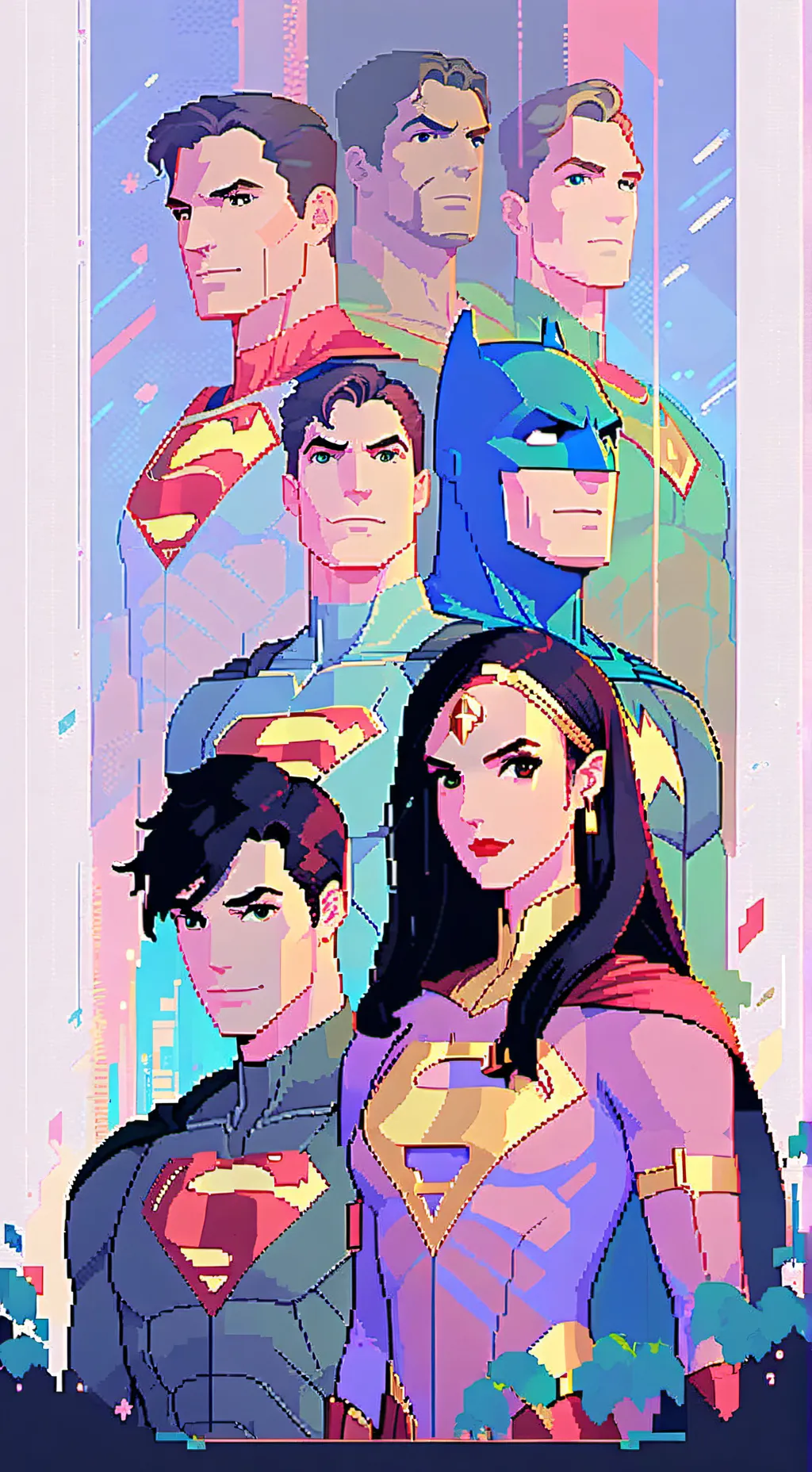 ai character: Justice League background
