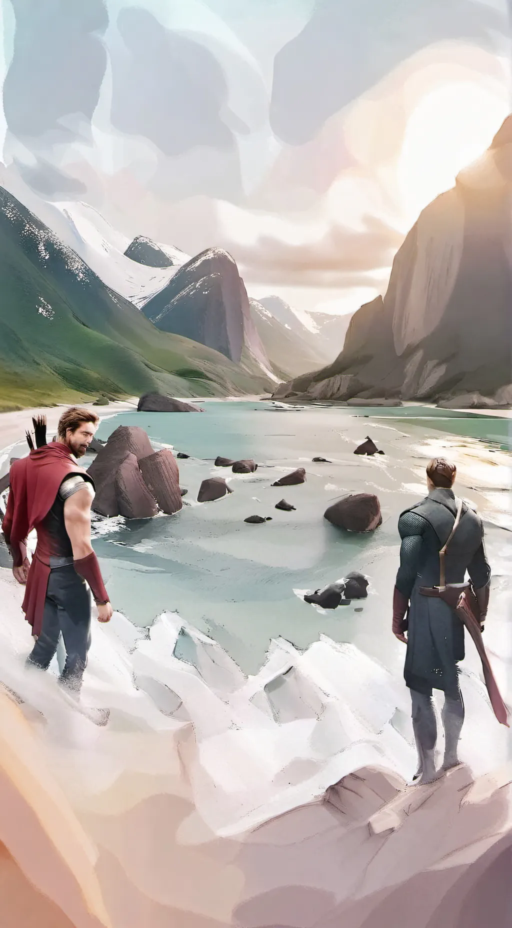 ai character: avengers hybrid  background