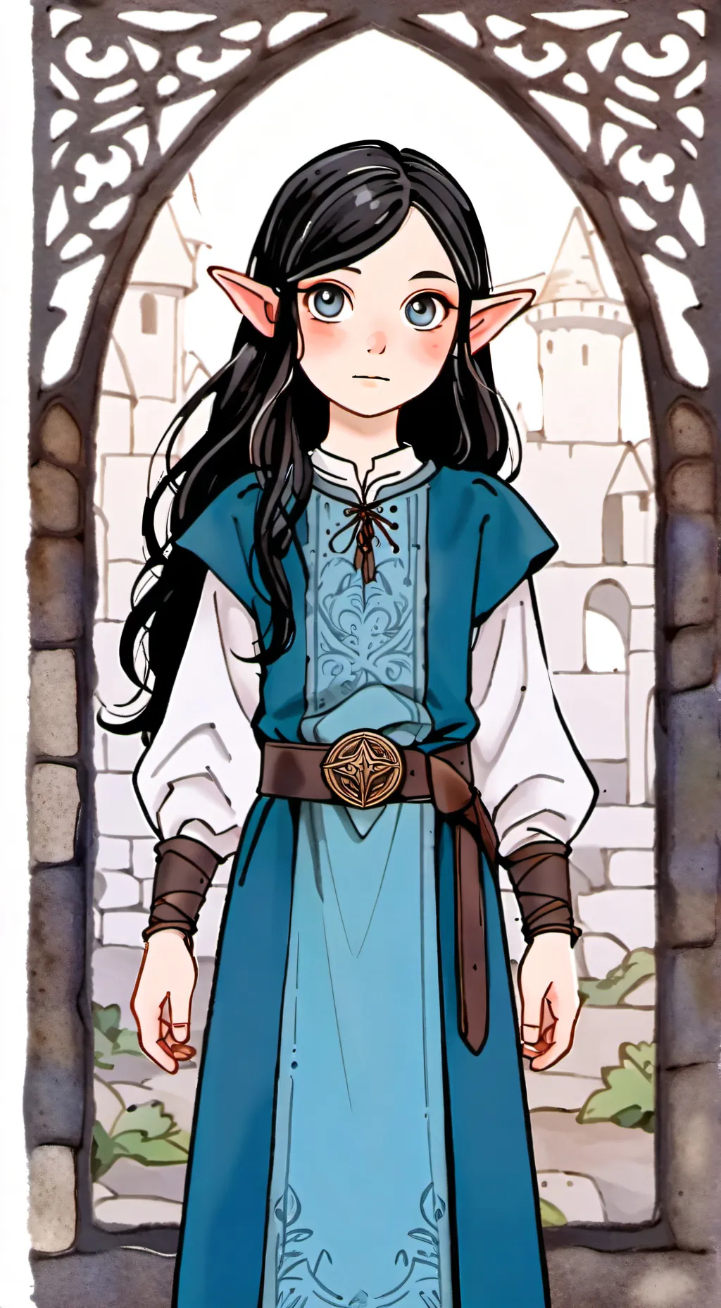 ai character: Isha background