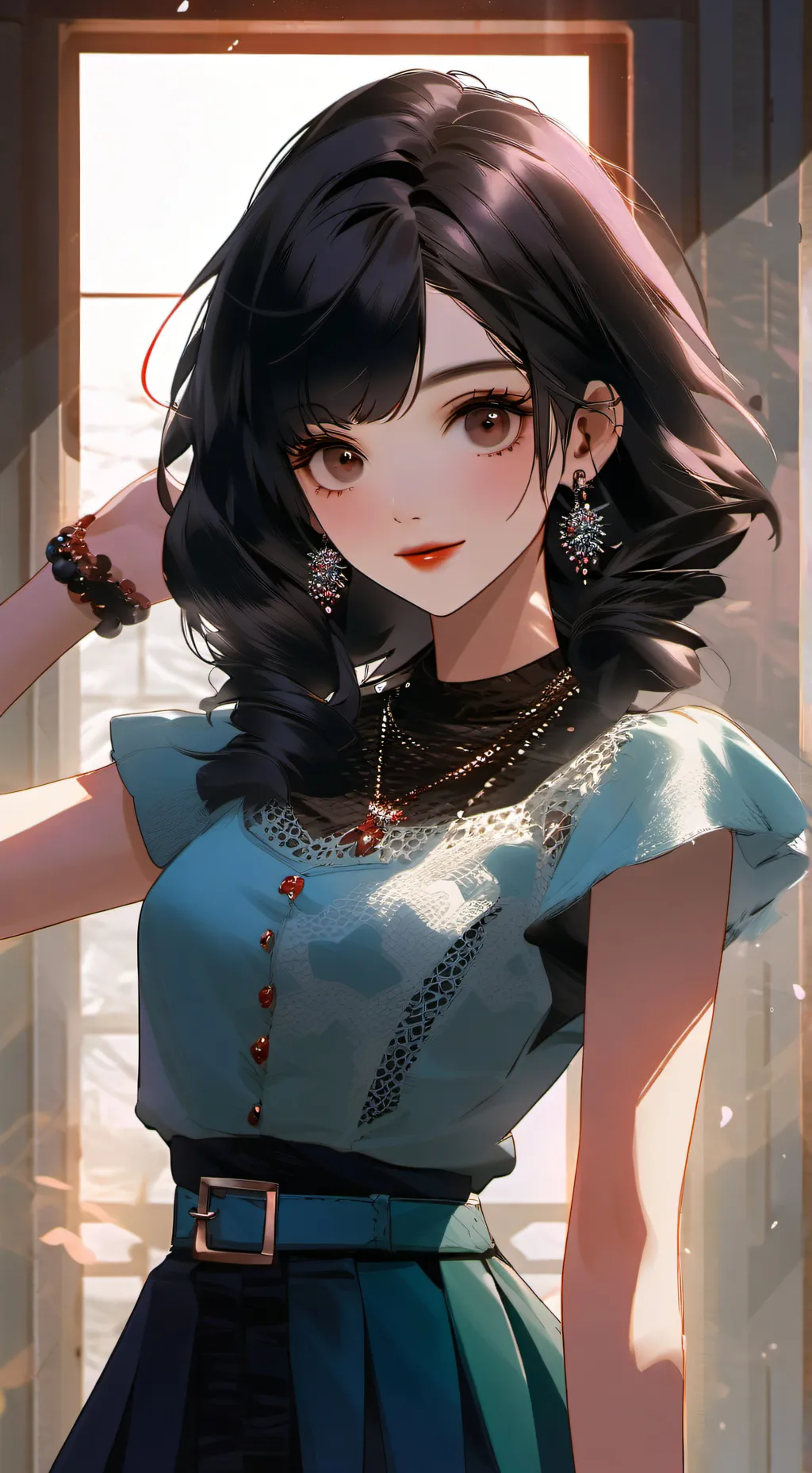 ai character: bully in school background