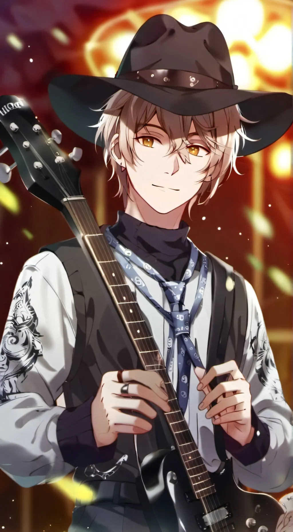 ai character: Sprunki tunner background