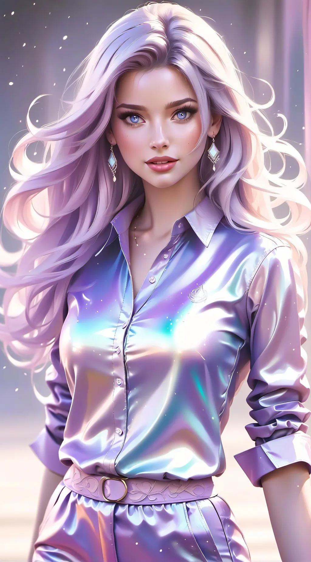 ai character: Lucía  background