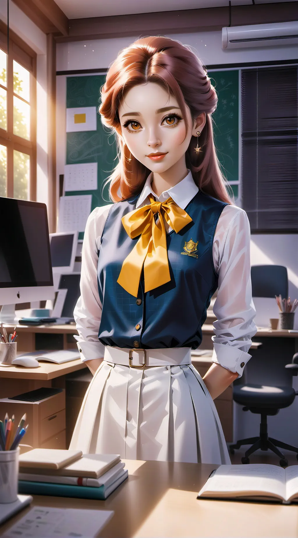 ai character: The Educator's Path background