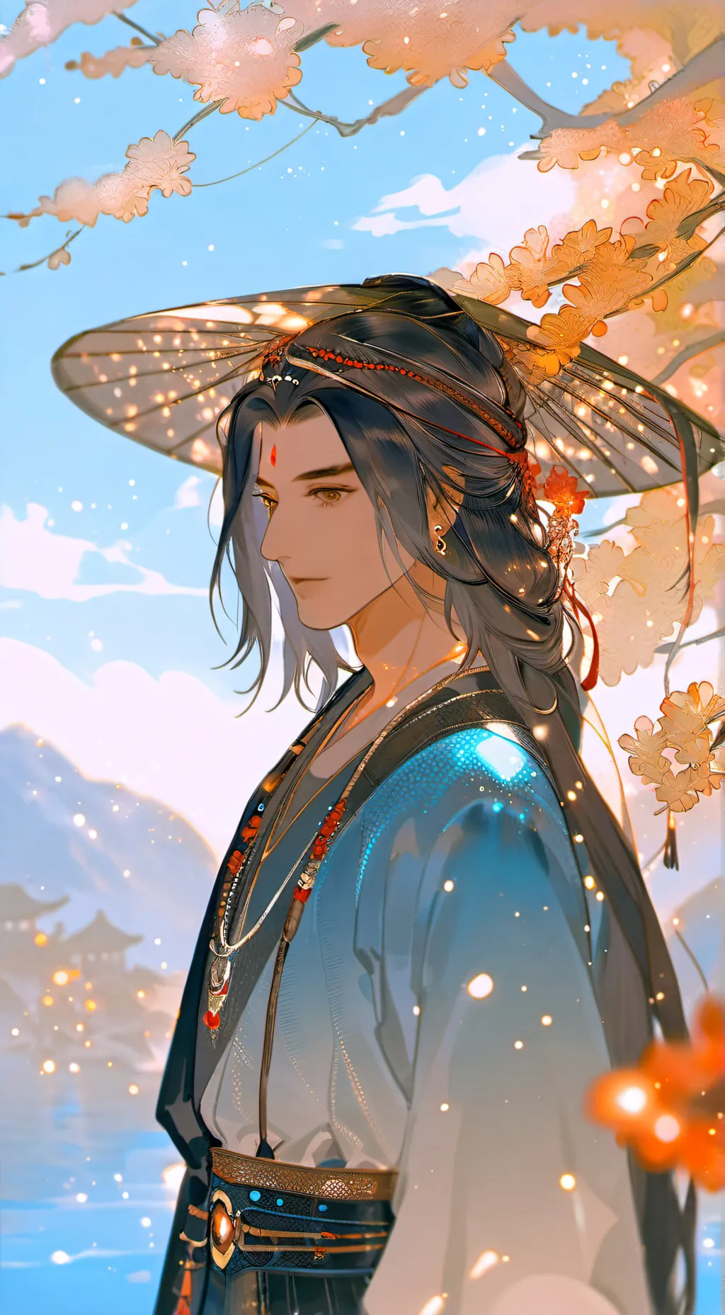 ai character: 💛 × 🤍 background