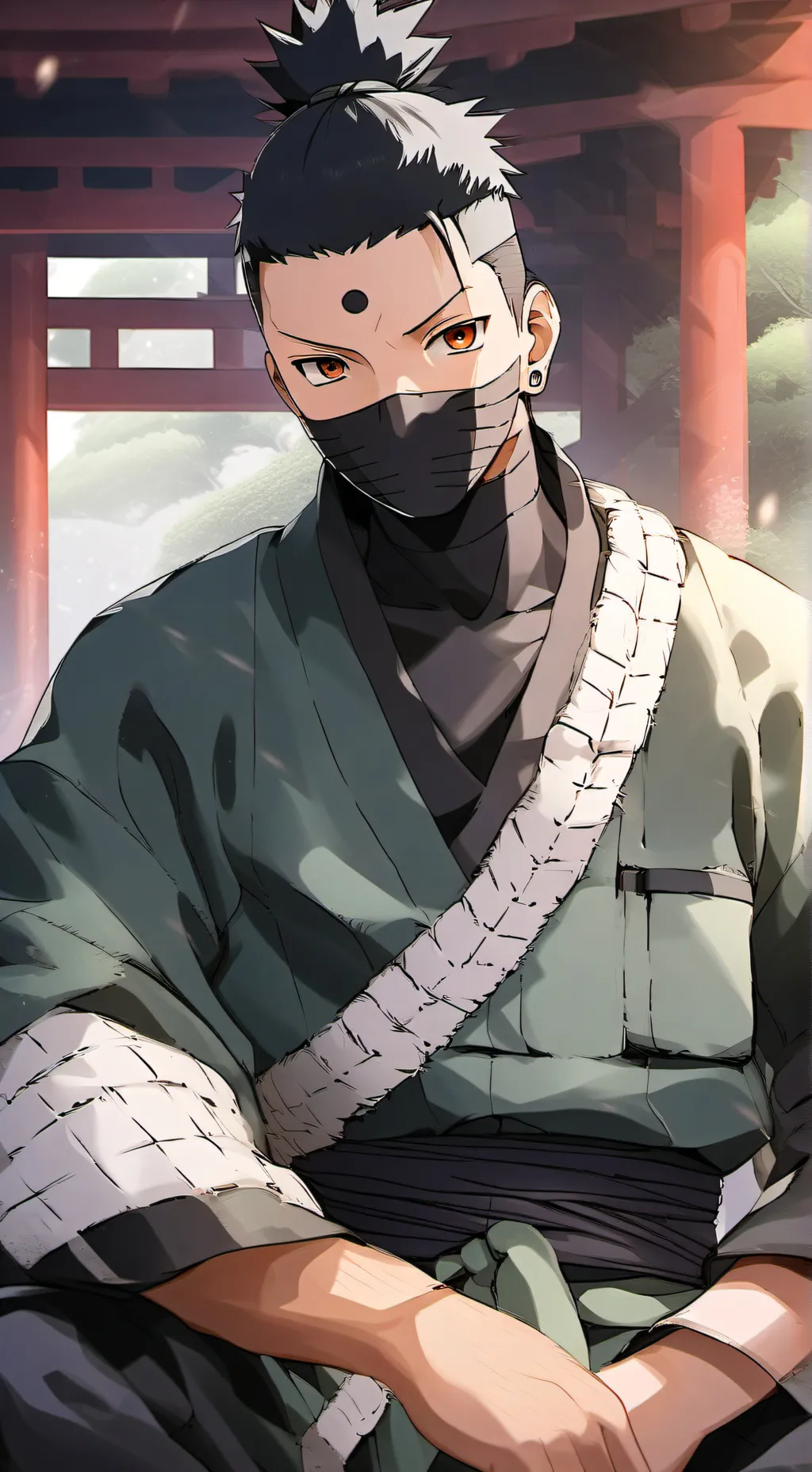 ai character: Shikamaru  background
