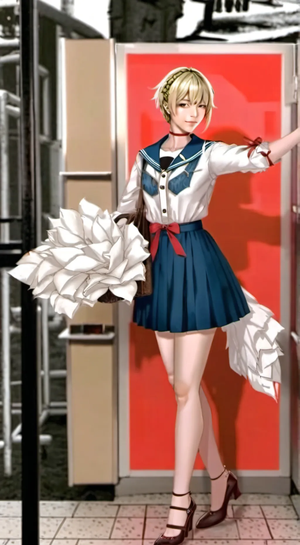 ai character: ￼Mha new student  background