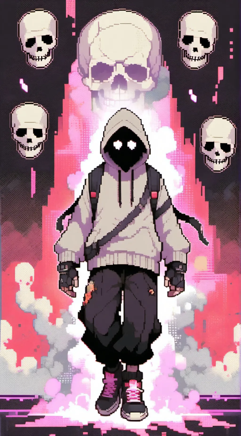 ai character: skeleton/skelly background
