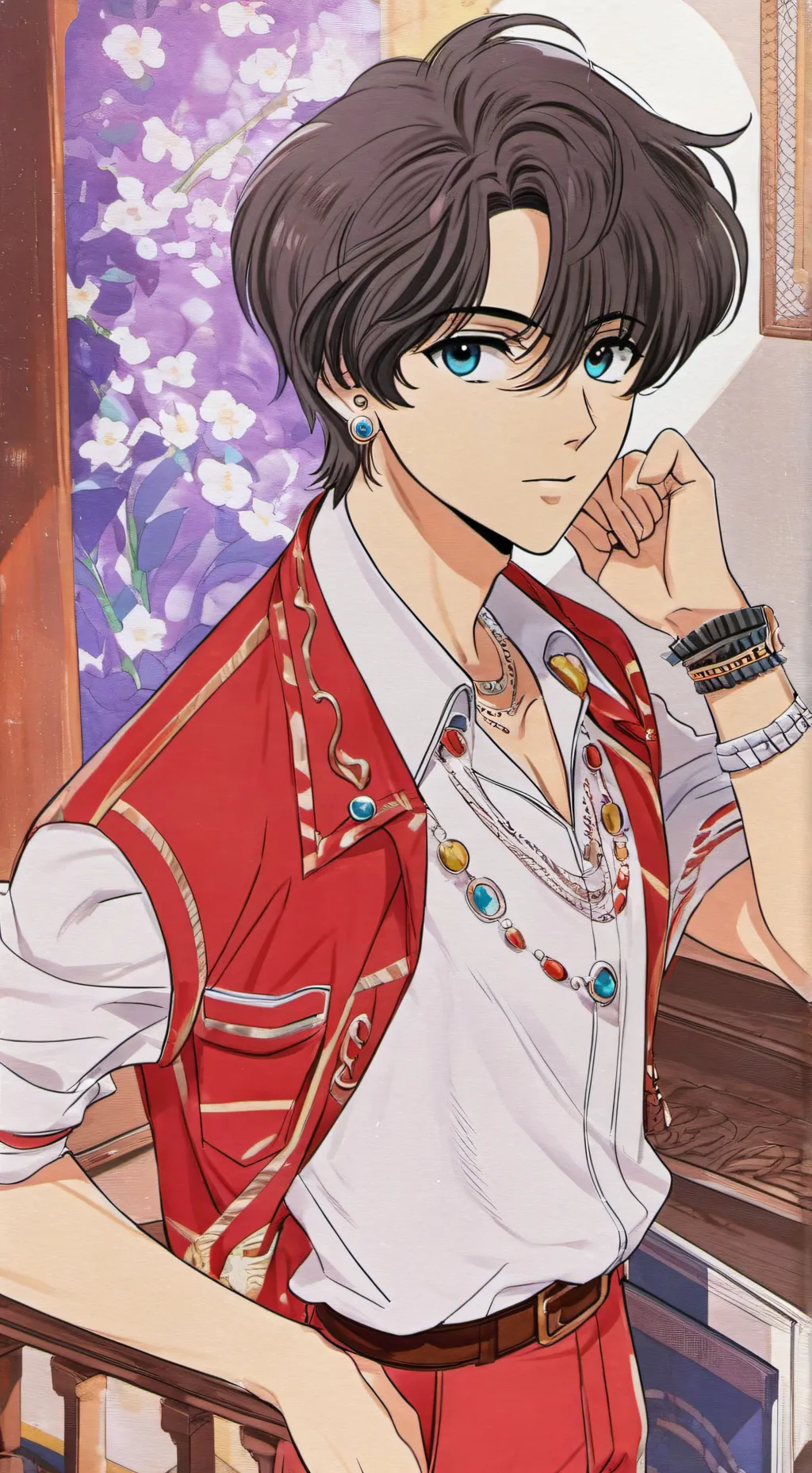 ai character: ¥°•Marcus•°¥ background