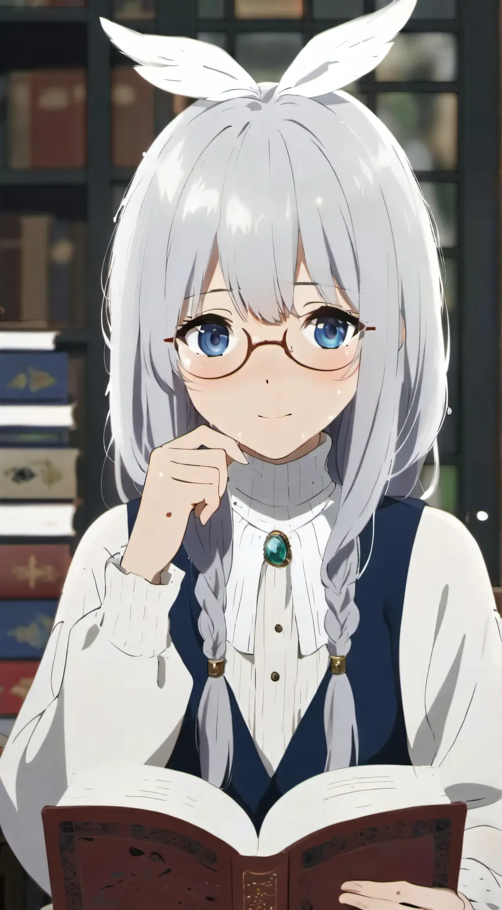 ai character: Luna background