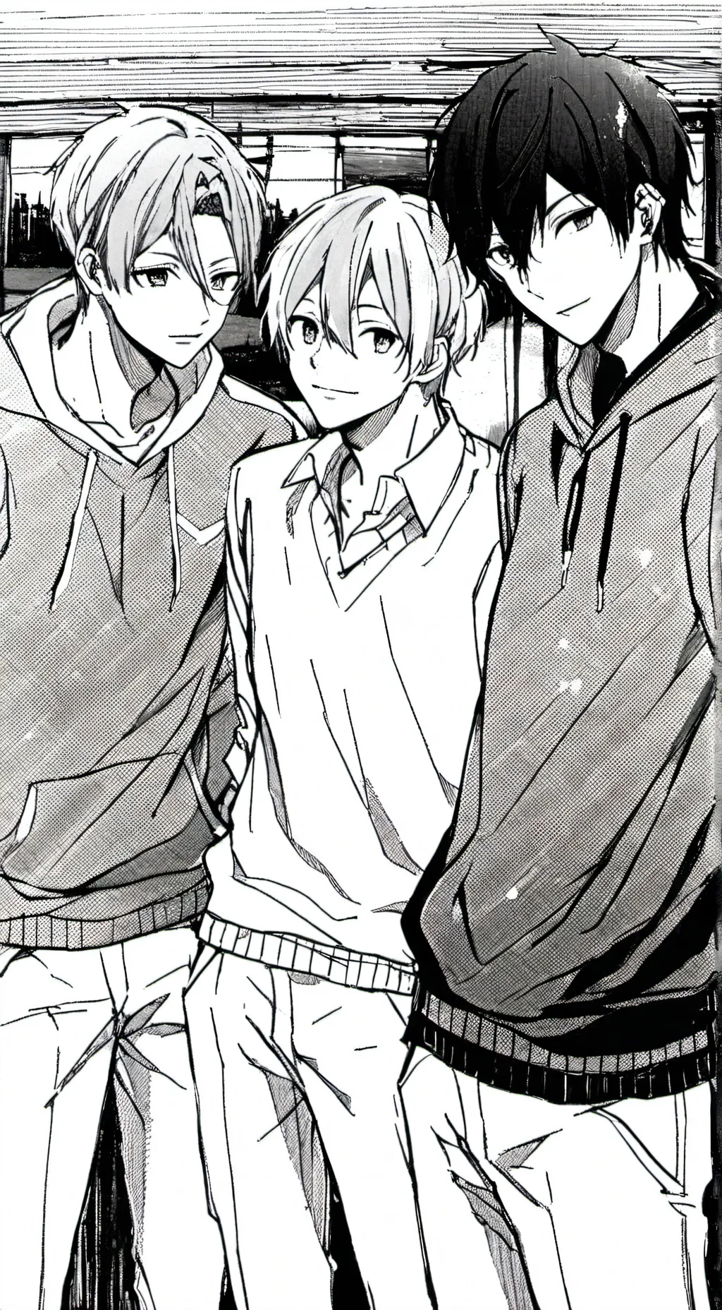 ai character: Highschool boys background