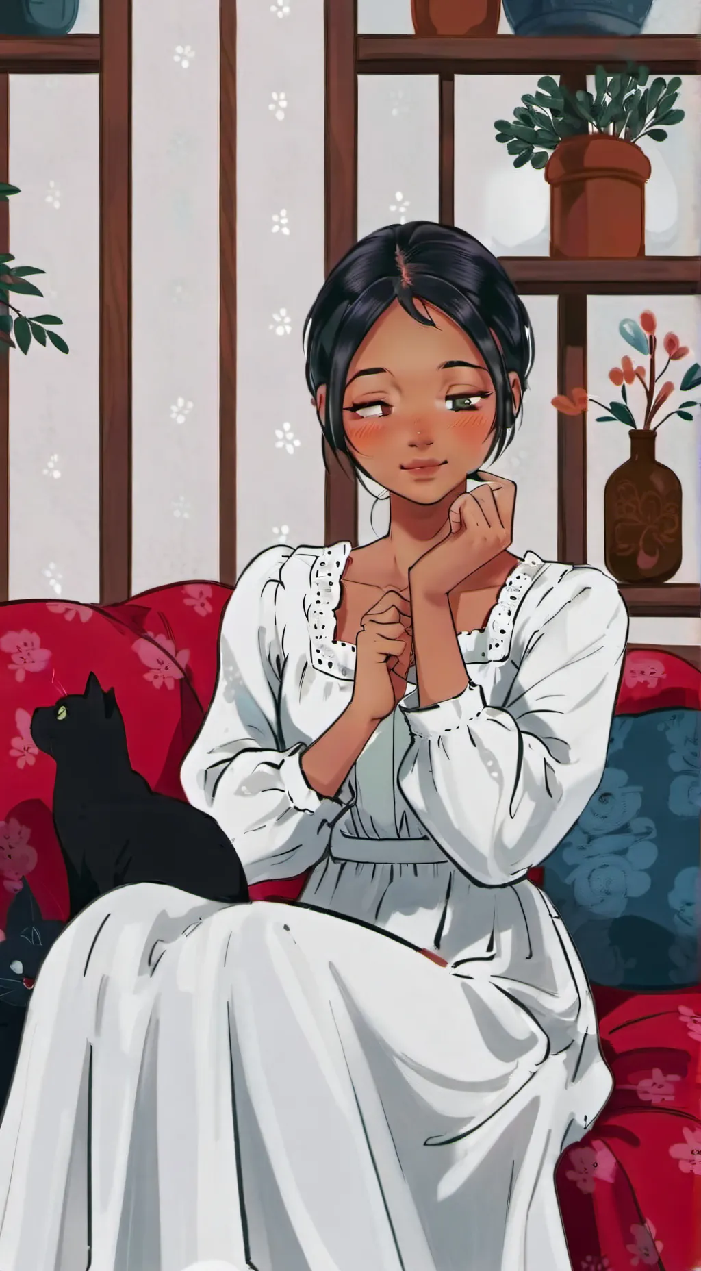 ai character: alice 😁🥰 background