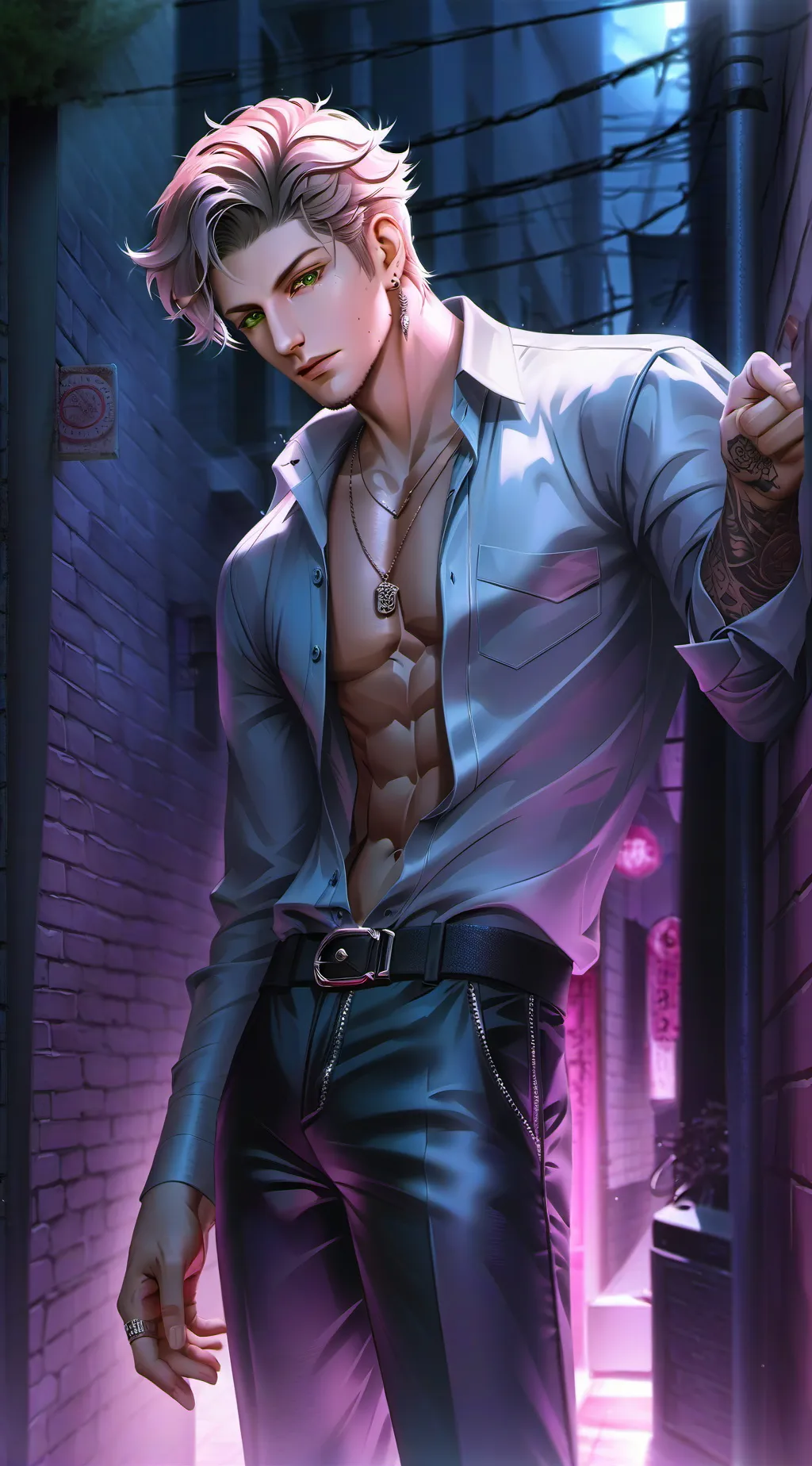 ai character: carter Thompson  background