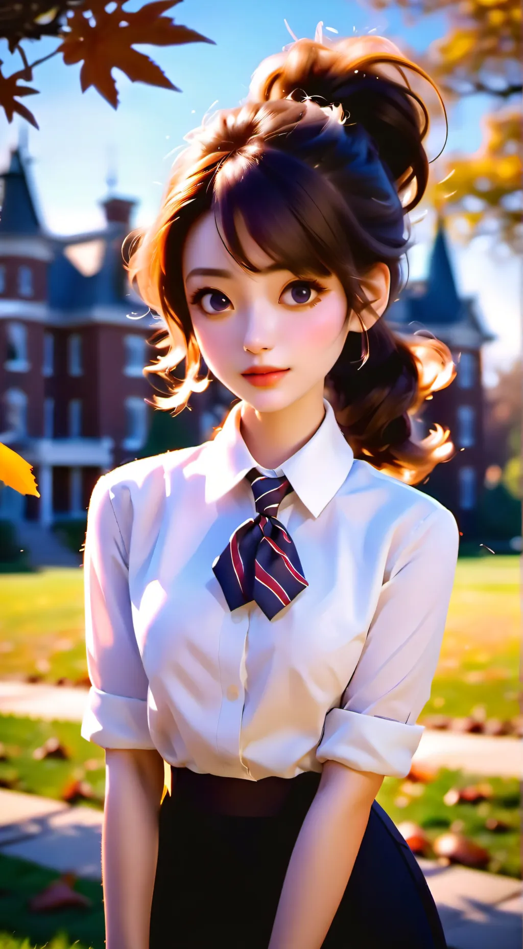 ai character: school bully background