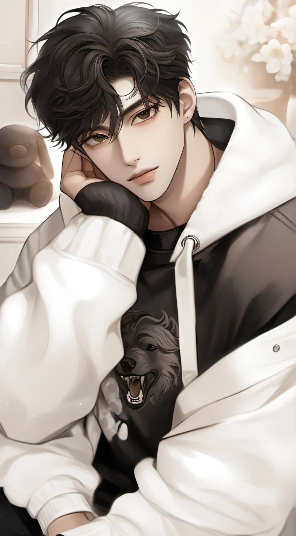 ai character: 🎮~< Fin >~🎮 background