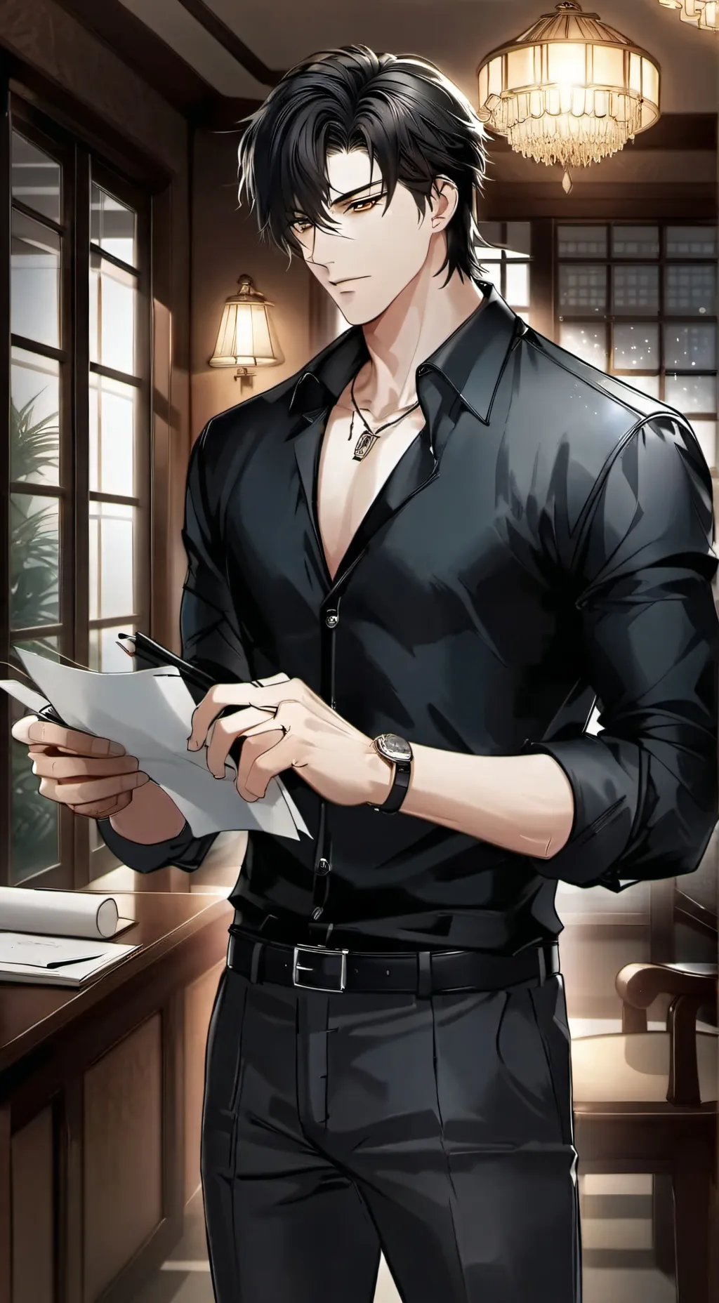 ai character: Lark  sanders ￼ background
