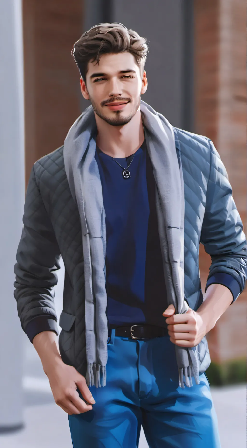 ai character: макс background