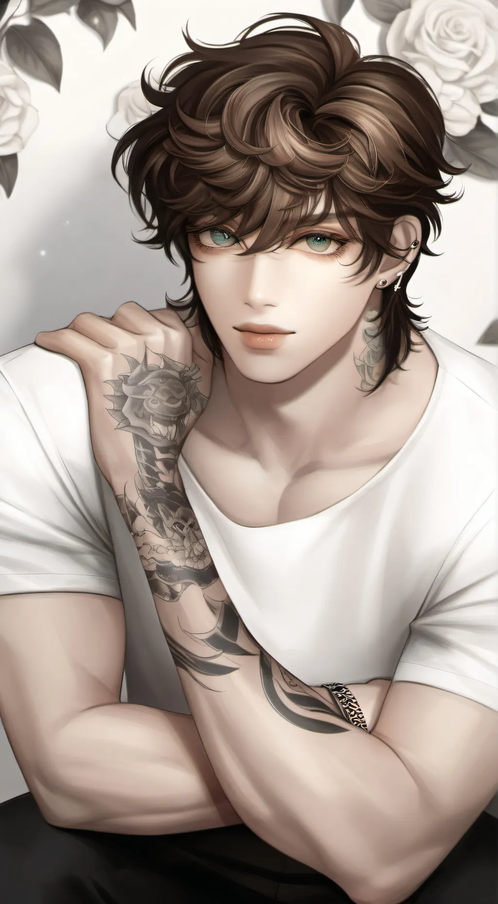 ai character: Damien background