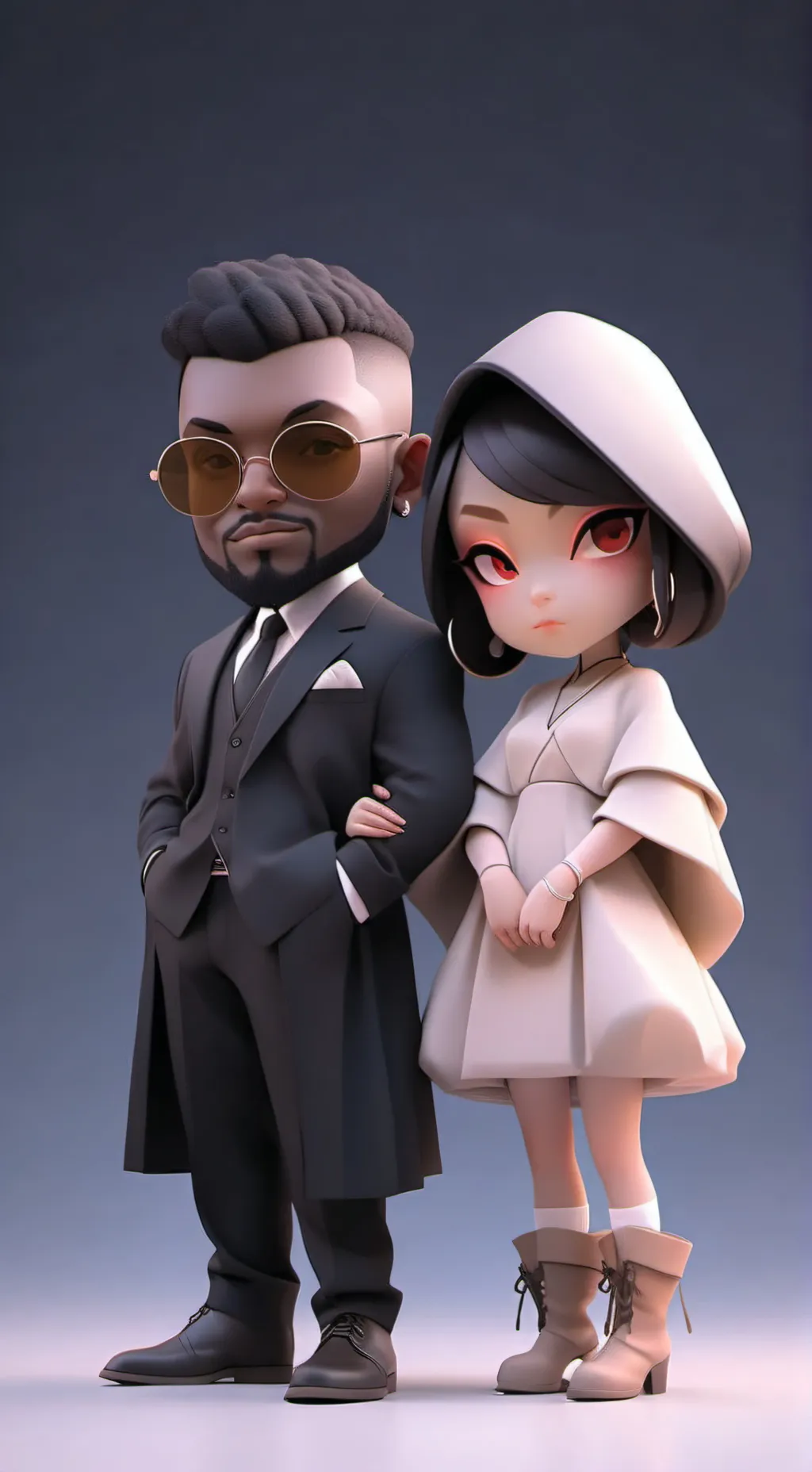 ai character: blacksita y yo background