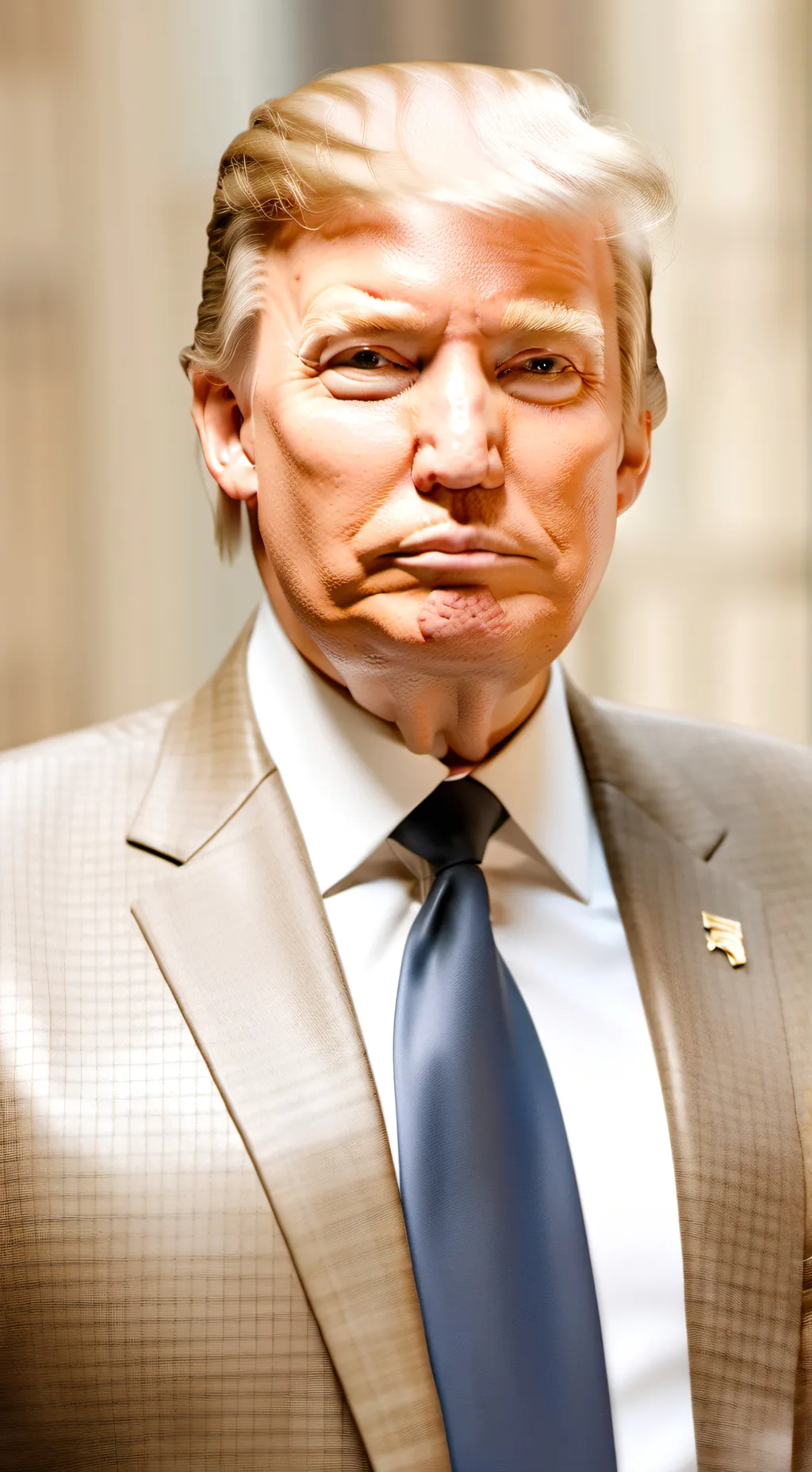 ai character: Donald Trump  background
